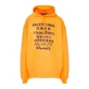 Languages Logo Kapüşonlu Sweatshirt “Turuncu Siyah” 641679TJVI67513
