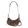 Le Cagole Xs Omuz Çantası Metalik “Brown” 6713090GT3Y2564