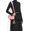 Le Cagole XS Omuz Çantası “Pembe” 6713091VG9Y5812