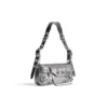 Le Cagole Xs Sling Çanta Metalik “Gümüş” 7716700GT3Y8103