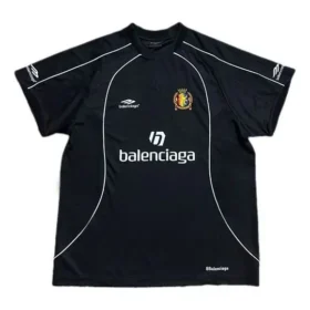 Lion Crest Futbol Tişörtü Jersey Oversized “Siyah” 767884TPVG21070