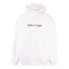 Logo Baskılı Kapüşonlu Sweatshirt Beyaz 578135TIV559040