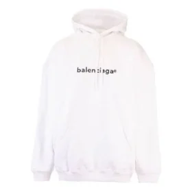 Logo Baskılı Kapüşonlu Sweatshirt Beyaz 578135TIV559040