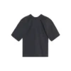 Logo Baskılı Kısa Kollu Unisex Siyah 583098TFV598465