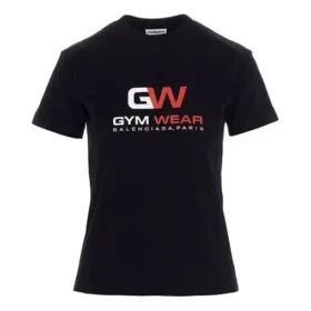 Logo Baskılı Yuvarlak Yaka Tişört Siyah 612964TIVD51000