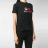 Logo Baskılı Yuvarlak Yaka Tişört Siyah 612964TIVD51000