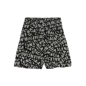 Logo Şeritli Pijama Şortu “Siyah” 719975TML211269