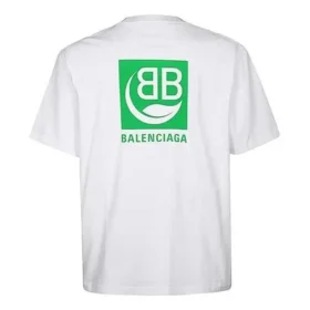 Logo Çevre Dostu Kısa Kollu Unisex Beyaz 594579THV639000