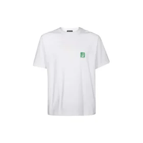 Logo Çevre Dostu Kısa Kollu Unisex Beyaz 594579THV639000