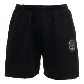 Logo Fırçalanmış Sweat Şort “Yıkanmış Siyah” 676137TMVA39034 Logo Fırçalanmış Sweat Şort “Yıkanmış Siyah” 676137TMVA39034