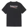 Logo Geniş Kesim Kısa Kollu Unisex Siyah 556150TAV441000