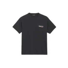 Logo Geniş Kesim Kısa Kollu Unisex Siyah 556150TAV441000