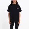 Logo Geniş Kesim Kısa Kollu Unisex Siyah 556150TAV441000