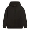 Logo Kapüşonlu Sweatshirt Orta Kesim “Yıkanmış Siyah” 600583TLVB81146
