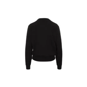 Logo Yuvarlak Yaka Sweatshirt Siyah 595106T15511073