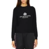 Logo Yuvarlak Yaka Sweatshirt Siyah 595106T15511073