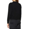 Logo Yuvarlak Yaka Sweatshirt Siyah 595106T15511073