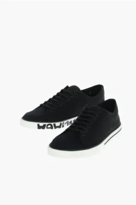 logolu Tabanlı Kanvas Bağcıklı “Sneaker’lar” 561253W07021000
