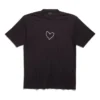 Lovey Tişört Geniş Kesim “Siyah” 641675TQVV89034