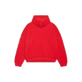 Maison Balenciaga Geniş Kesim Kapüşonlu Sweatshirt “Kırmızı” 674986TLVJ26441 Maison Balenciaga Geniş Kesim Kapüşonlu Sweatshirt “Kırmızı” 674986TLVJ26441
