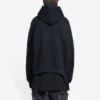 Maison Balenciaga Geniş Kesim Kapüşonlu Sweatshirt “Siyah” 674986TLVJ21074