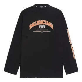 Maison Balenciaga Uzun Kollu Tişört “Siyah” 681046TLVJ11074