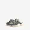 Mavi/krem rengi kadın Hamptons denim terlik Mavi/krem rengi kadın Hamptons denim terlik