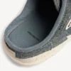 Mavi/krem rengi kadın Hamptons denim terlik Mavi/krem rengi kadın Hamptons denim terlik