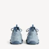 Mavi renkli erkek Triple S kanvas sneaker’ı Mavi renkli erkek Triple S kanvas sneaker’ı