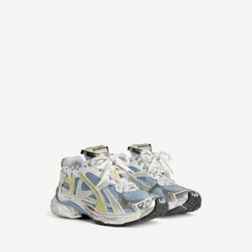 Mavi/sarı/beyaz renkli kadın Runner sneaker’ı Mavi/sarı/beyaz renkli kadın Runner sneaker’ı