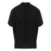 Mesh Crewneck Oversized Tişört “Siyah” 694576TMVD41000