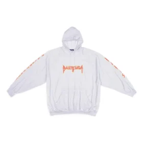 Metallica Kapüşonlu Sweatshirt Oversized Kesim “Dirty White Orange” 697879TMV890901 Metallica Kapüşonlu Sweatshirt Oversized Kesim “Dirty White Orange” 697879TMV890901