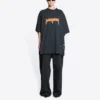 Metallica Kısa Kollu Tişört Oversized Kesim “Siyah Turuncu” 694576TMV880105