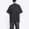 Metallica Kısa Kollu Tişört Oversized Kesim “Siyah Turuncu” 694576TMV881055