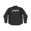 Metallica Uzun Kollu Gömlek Oversized Kesim “Siyah Turuncu” 699053TYB181000