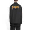 Metallica Uzun Kollu Gömlek Oversized Kesim “Siyah Turuncu” 699053TYB181000