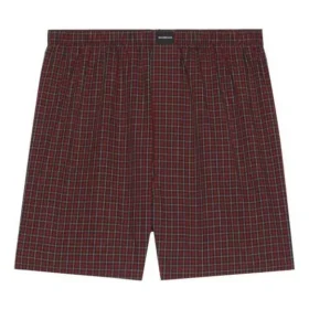 Mikro Tartan Desenli Boxer Şort “Red” 6584004A8B76464