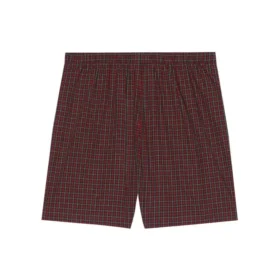 Mikro Tartan Desenli Boxer Şort “Red” 6584004A8B76464