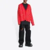 Mini Allover Logo Hırka “Red White” 699822T32336090