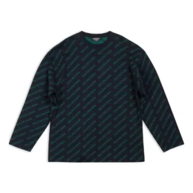 Mini Allover Logo Kazak “Koyu Mavi Yeşil” 736247T32334301
