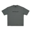 Mirror Balenciaga Tişört Orta Kesim “Gri” 612966TNVR21242