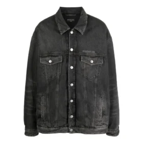 Mirror Yastıklı Denim Ceket “Koyu Gri” 735744TBP471270