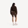 Moka rengi kadın techwear eşofman ceket Moka rengi kadın techwear eşofman ceket