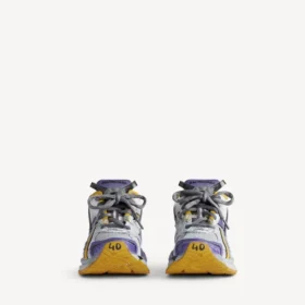 Mor/turuncu/gri renkli erkek Runner sneaker’ı Mor/turuncu/gri renkli erkek Runner sneaker’ı