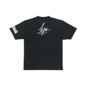 Music Aya Nakamura Merch Tişört Geniş Kesim “Siyah” 641655TMV861055