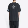 Music Aya Nakamura Merch Tişört Geniş Kesim “Siyah” 641655TMV861055