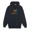 Nakışlı Kapüşonlu Sweatshirt Siyah 570798TEV501000