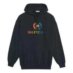 Nakışlı Kapüşonlu Sweatshirt Siyah 570798TEV501000