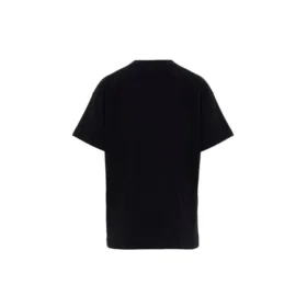 Nakışlı Kısa Kollu Unisex Siyah 612965TIVD31000