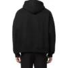Nakışlı Logo Fermuarlı Kapüşonlu Kapüşonlu Sweatshirt “Siyah” 674719TLVH81070